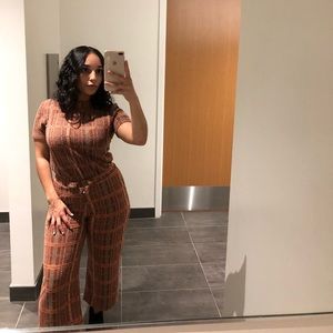 Zara Trafaluc Two Piece Pant Set